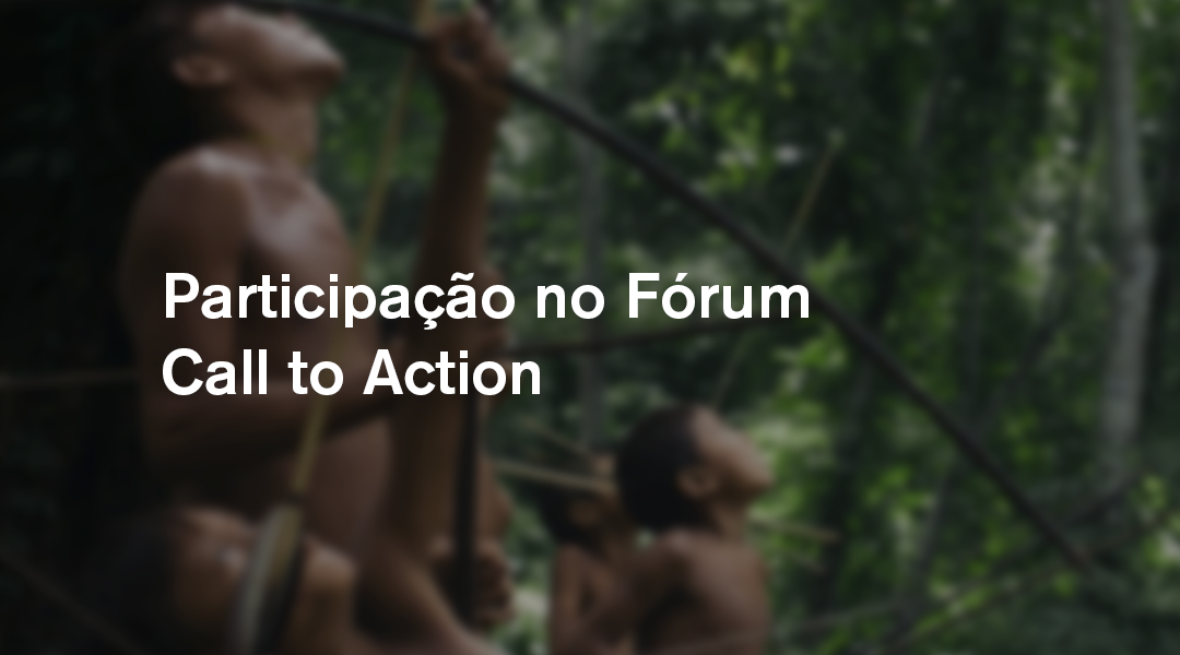 Participação no Fórum CALL TO ACTION