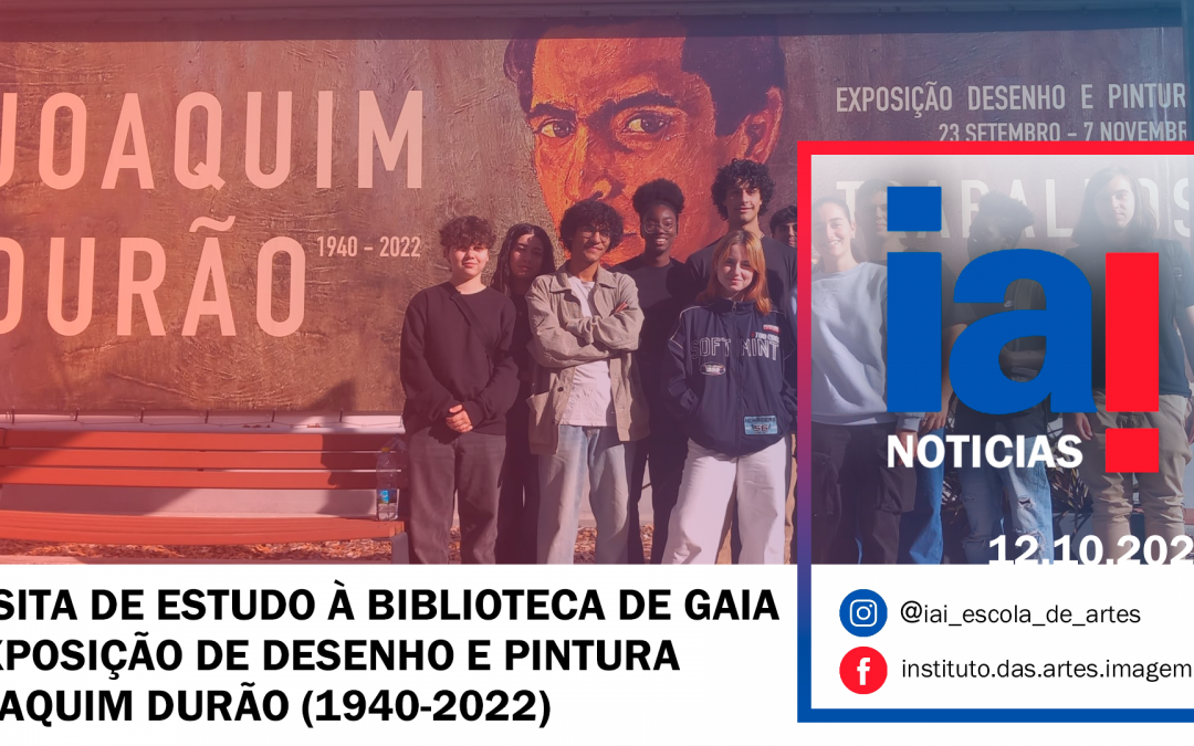 Visita de Estudo à Exposição Joaquim Durão na Biblioteca de Gaia