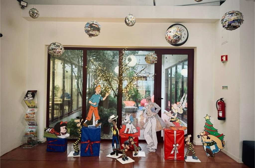 Instalação de Natal no IAI
