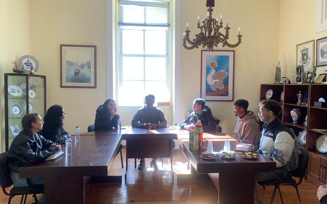 Visita à Junta de Freguesia de Santa Marinha