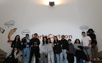 Visita ao Museu do Cartoon aprofunda análise em Português