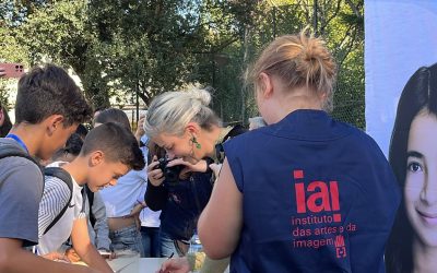 IAI regista em imagem a iniciativa «Todos Pintamos Contra o Bullying»