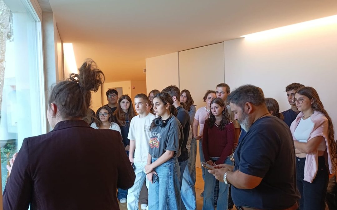 Visita à Fundação de Serralves — Frank Gehry e Álvaro Siza Vieira
